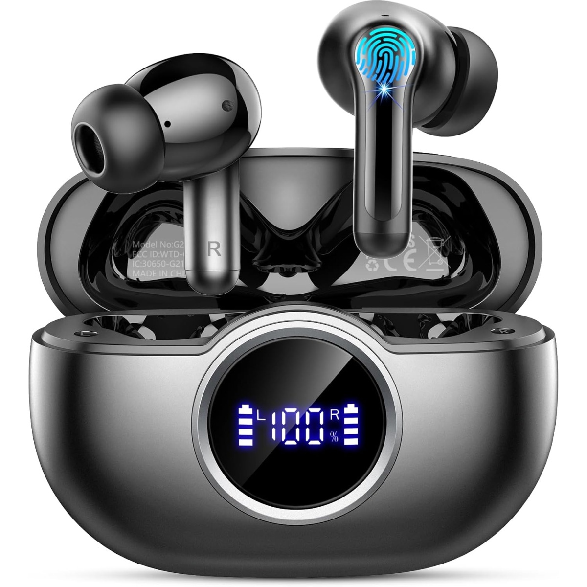 Rinsmola Wireless Earbuds with 3D Bass G21 Pro